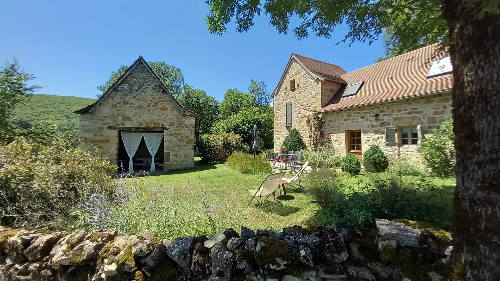 vue d'ensemble du gîte