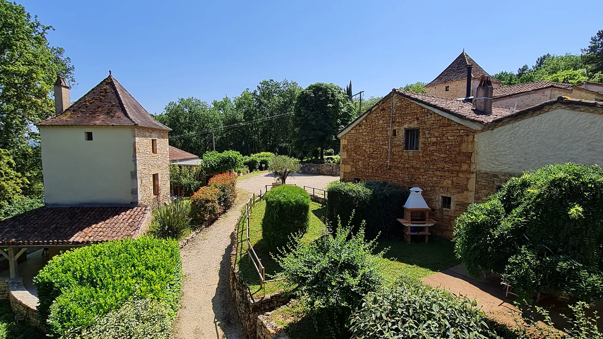 Vue depuis la chambre à l'étage