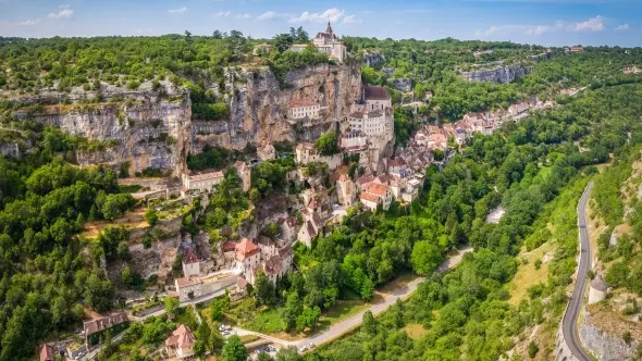 220222 Vue aérienne de Rocamadour © Christophe Bouthé - Agence Vent d'Autan 190916-174838