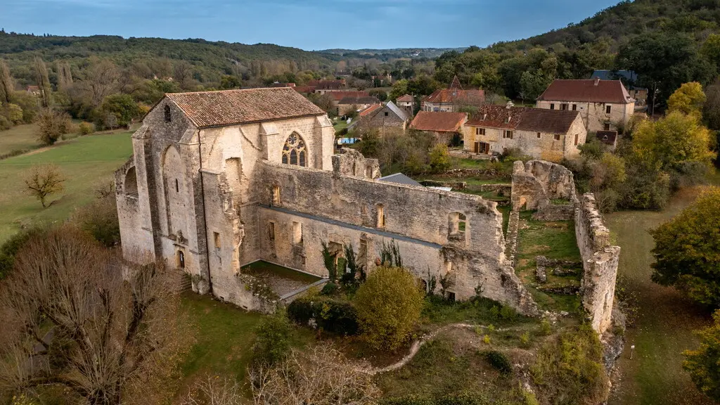 Vue aérienne de l'Abbaye Nouvelle