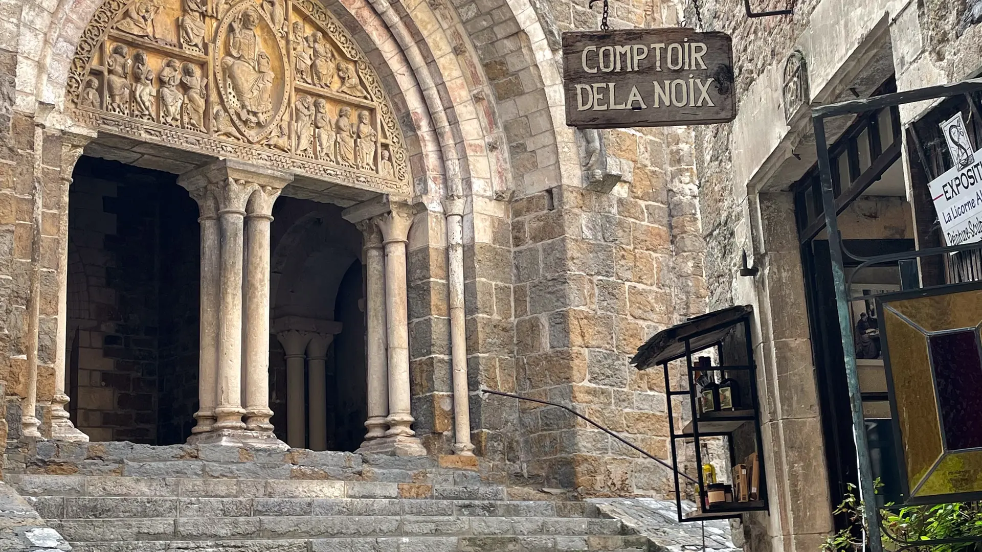 Tympan de l'église Saint-Pierre de Carennac