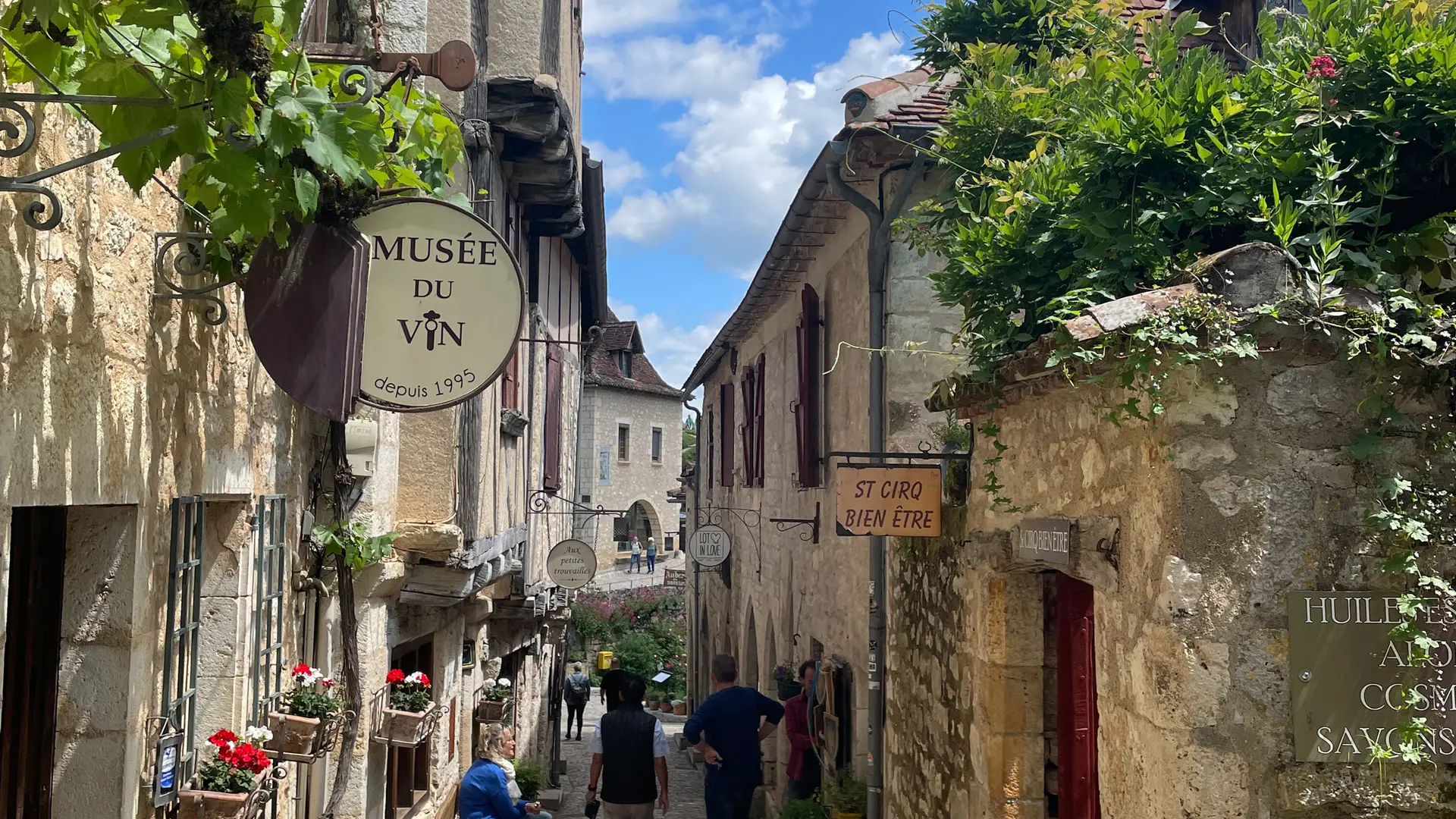 Le charme des ruelles de St Cirq Lapopie