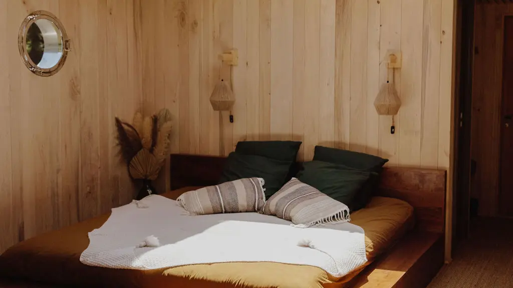 Puit de lumière sur le lit