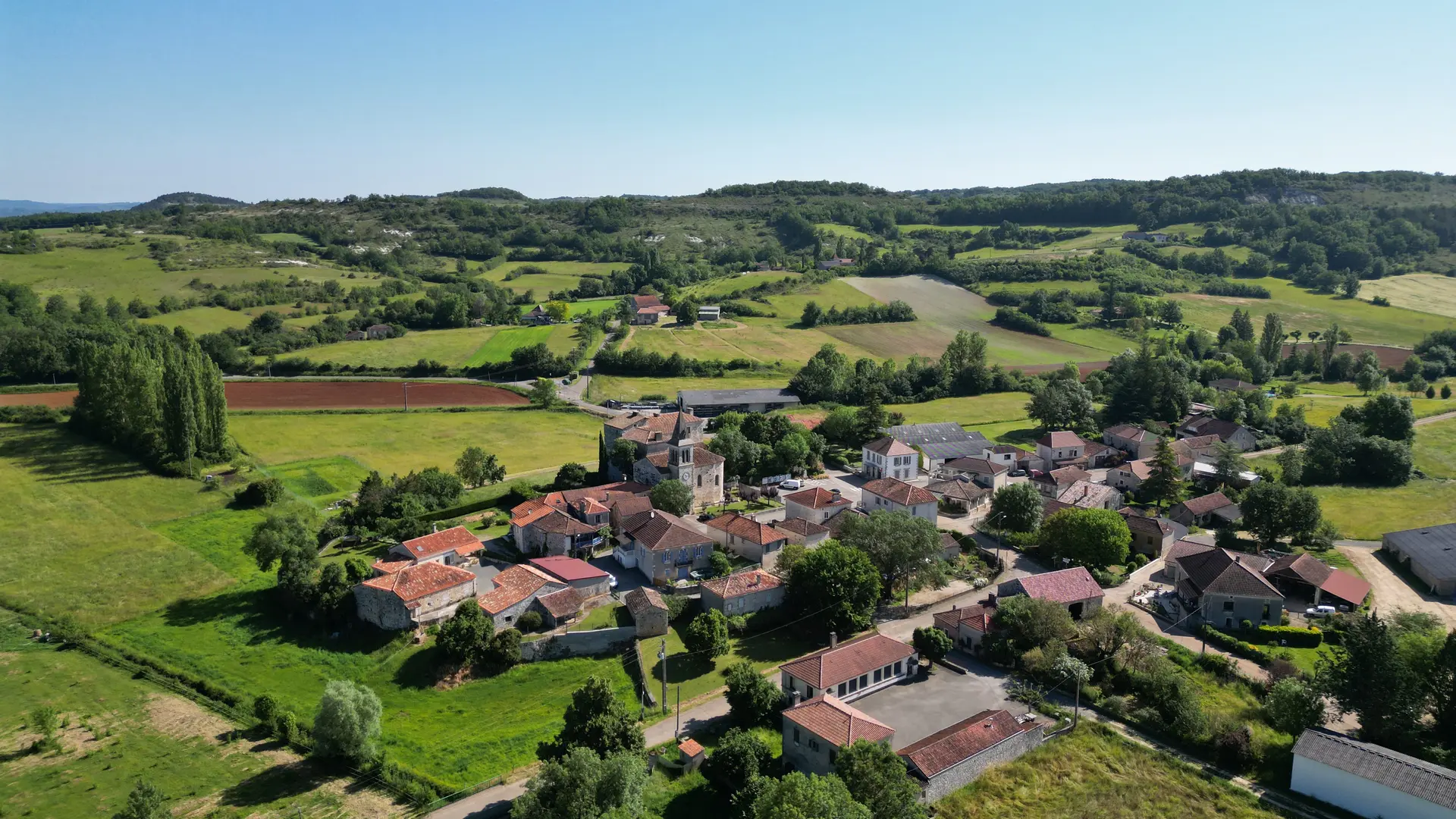 Vue aérienne Le Boulvé