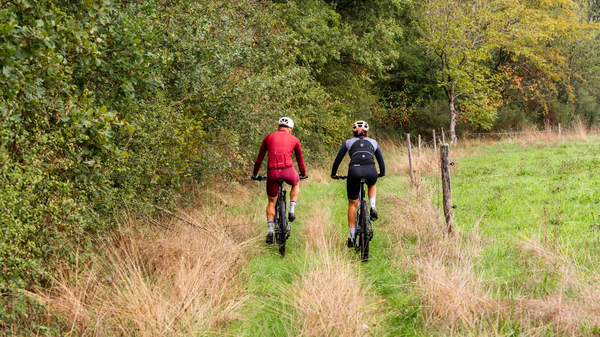 VTT près de Figeac en automne