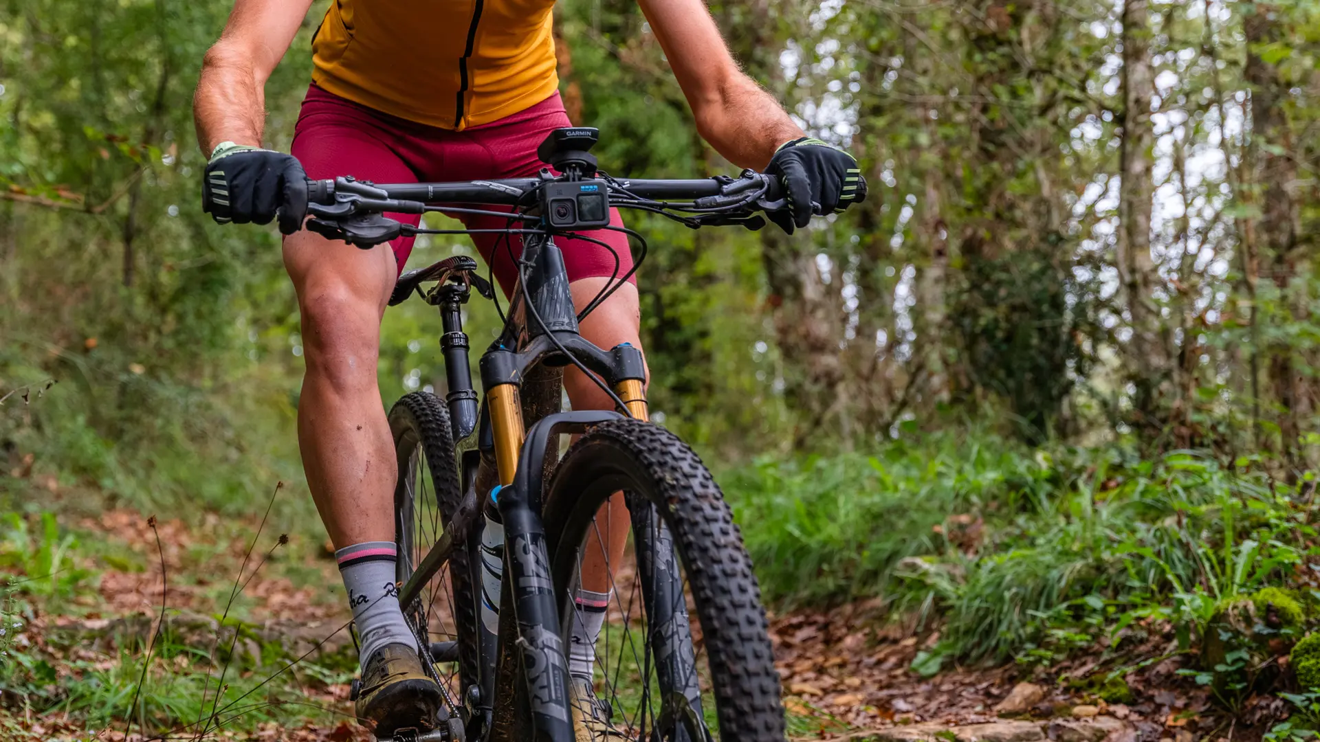 VTT près de Figeac en automne