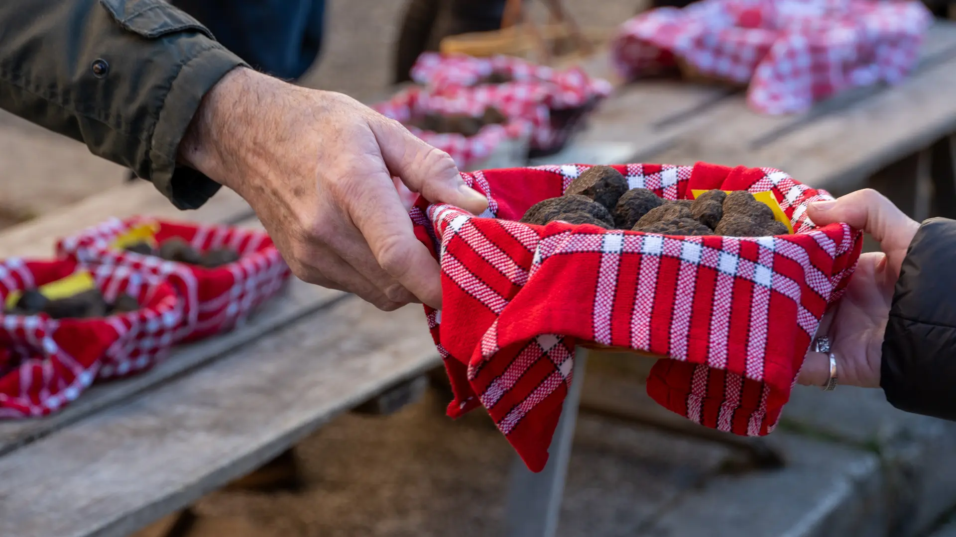 Marché aux truffes