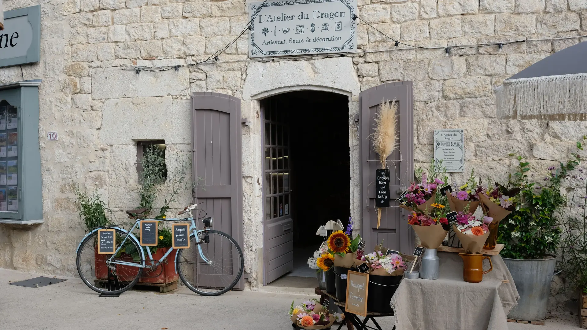 La boutique un jour de marché