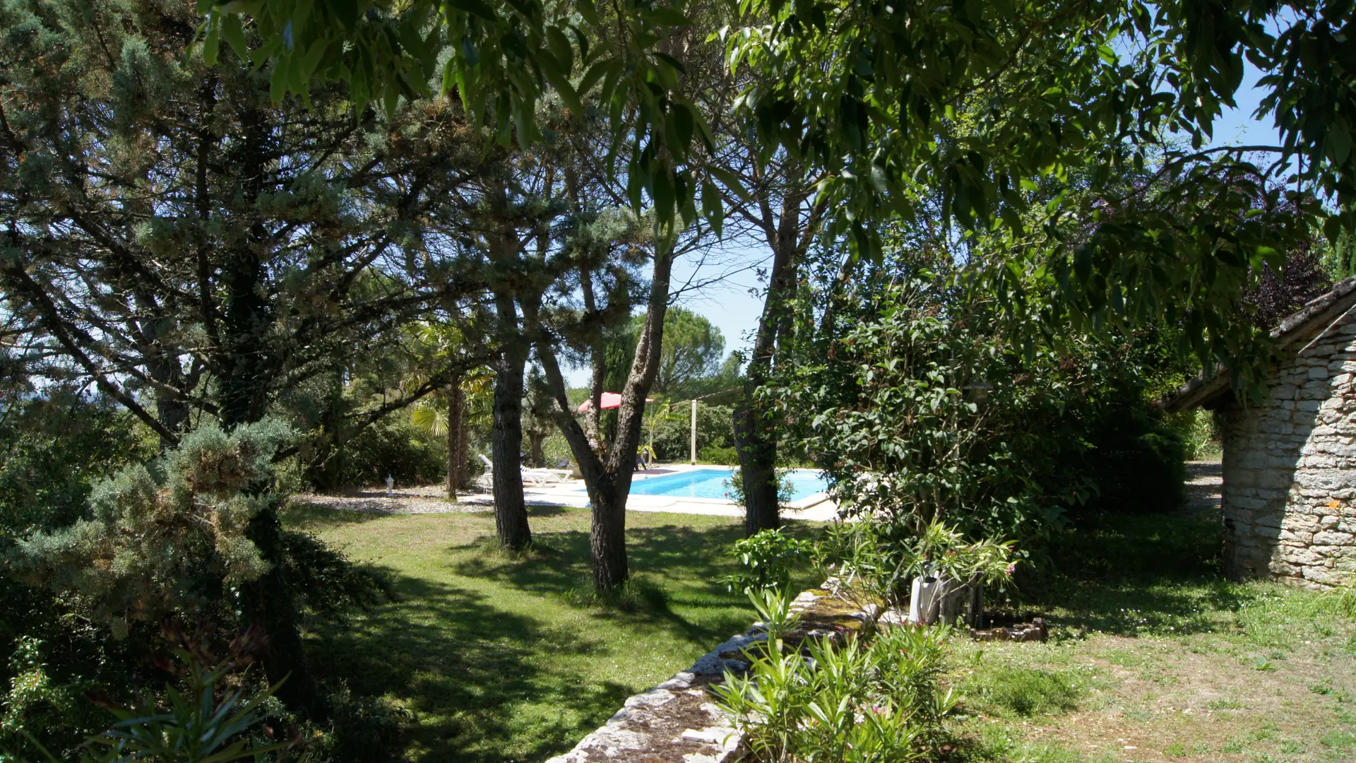 3 - Piscine en arrière plan