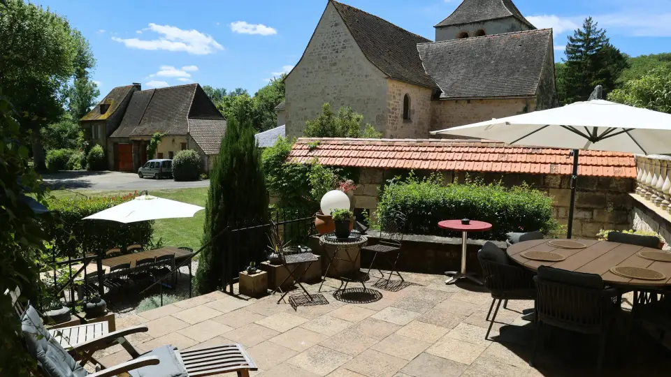 Chateau de Saint Chamarand - Terrasse & extérieur