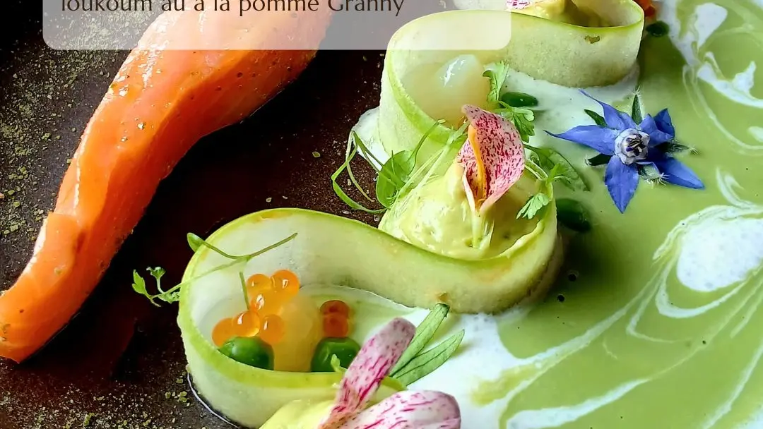 Blanc marron Texte sur fond photo Avis clients restaurant Publication Instagram - 1