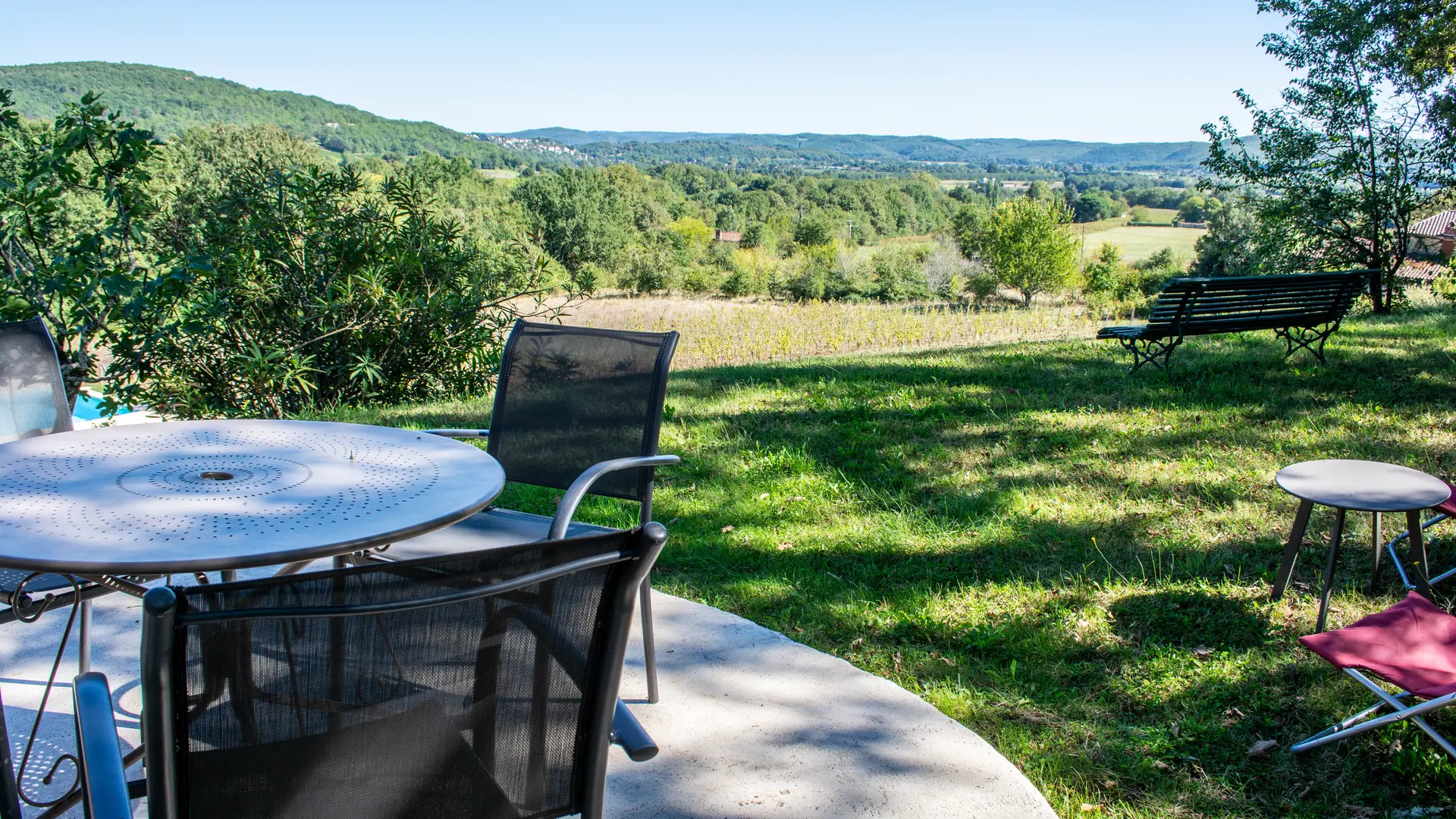 vue de la terrasse