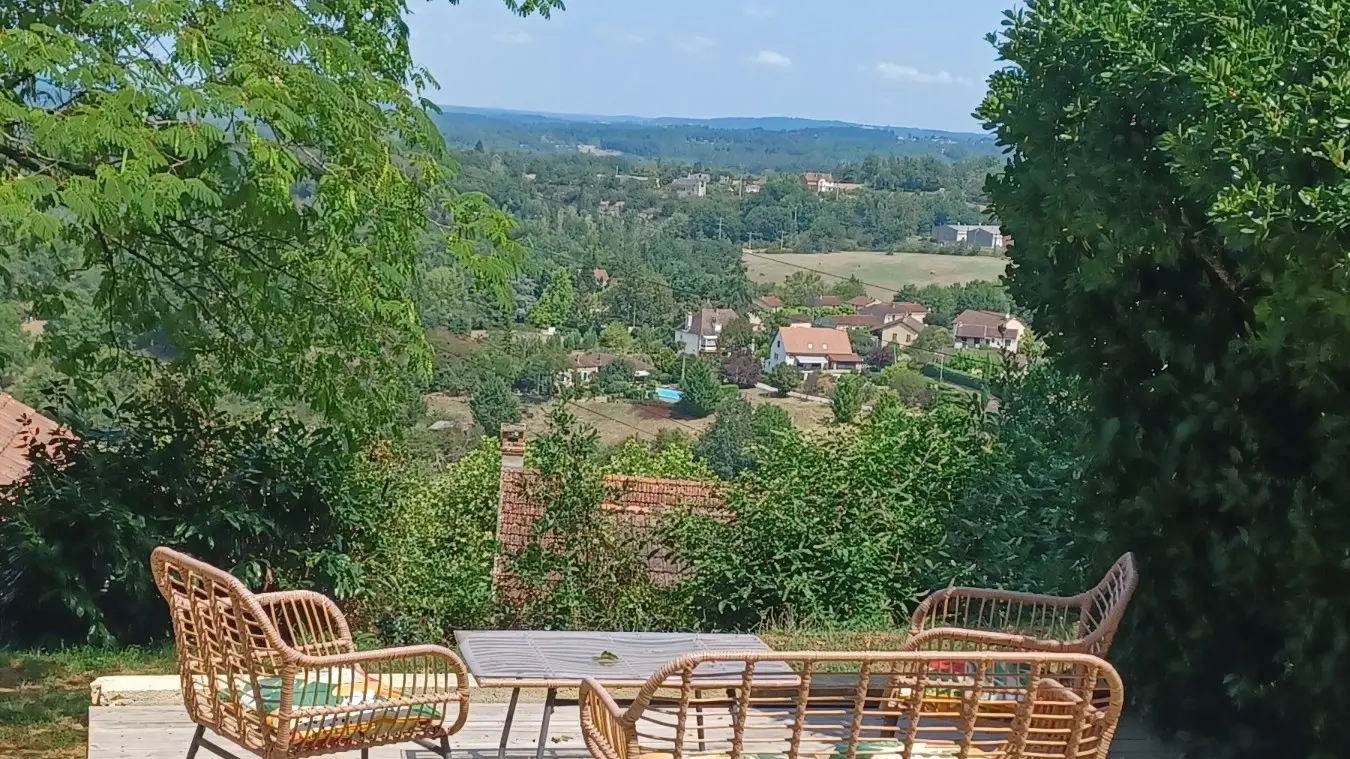 vue depuis la terrasse