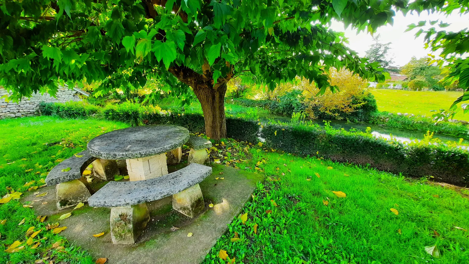 Aire de pique-nique au Lavoir de Cenevieres 1