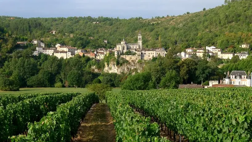 Albas depuis le vignoble