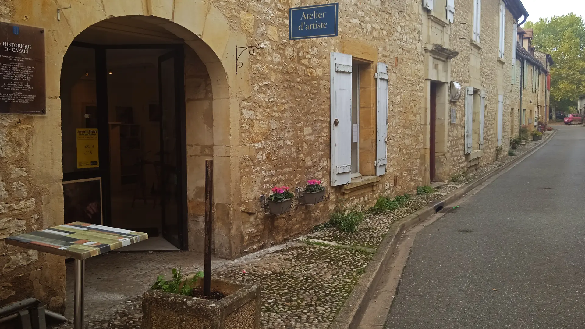 Atelier galerie Cazals.