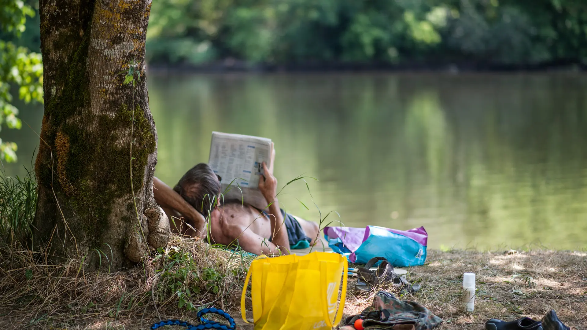 Baignade dans la Dordogne à Vayrac_10 © Lot Tourisme - C. ORY