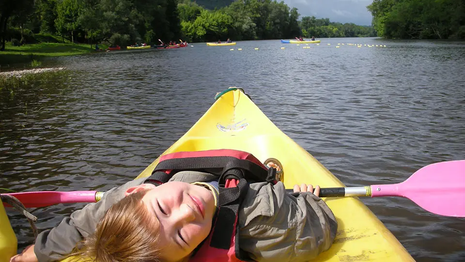 Canoë en départ de Mézels