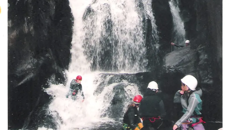 Canyoning : équipement  par Lotaventure du SAUT GRAND à Latouille Lentillac.Lot