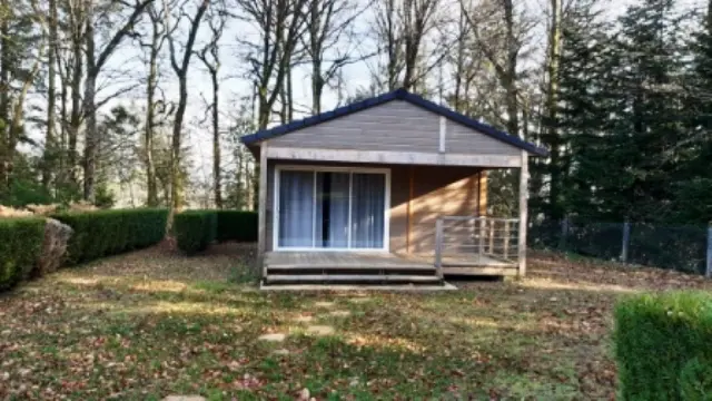 Camping Le Vert-Bois Chalet 5 places tout confort