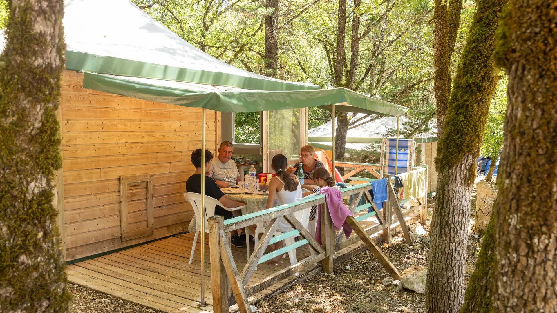 Terrasse chalet family