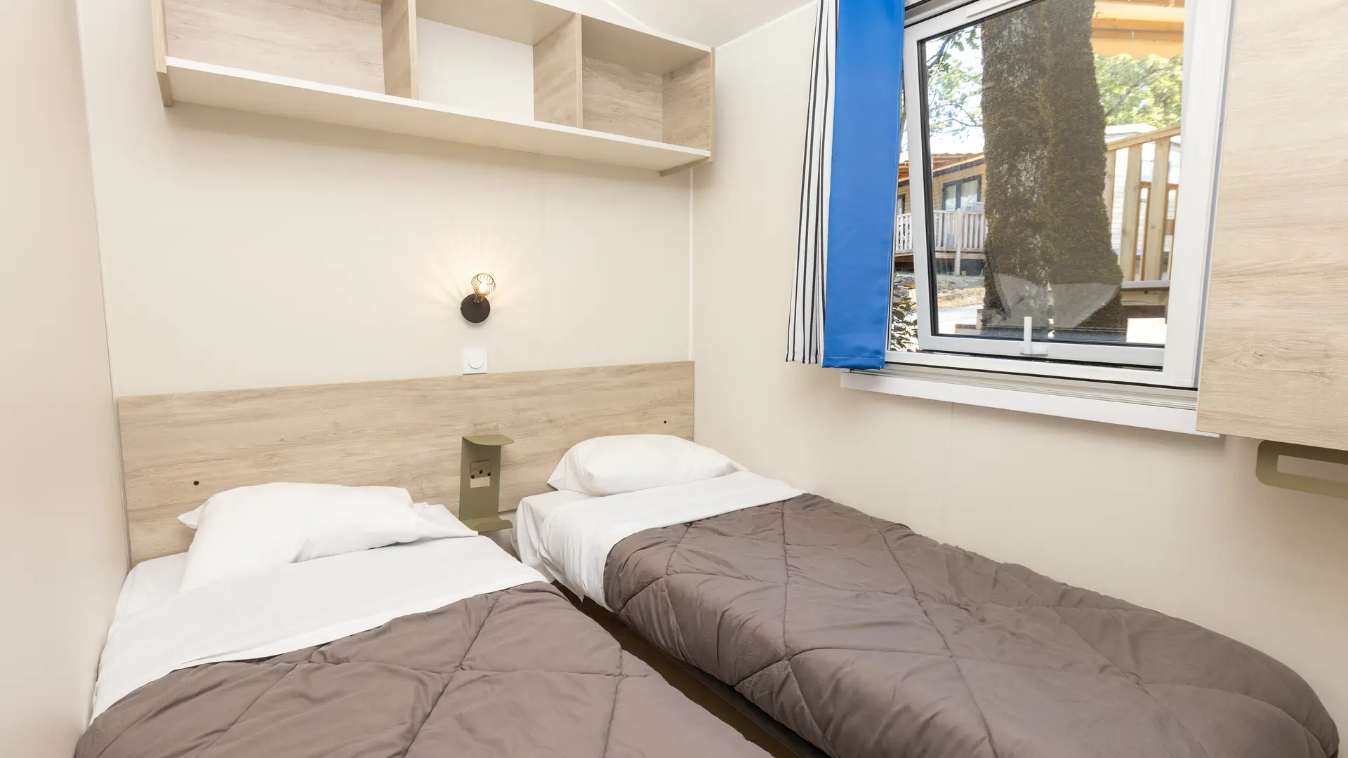 Mobile home Confort 2ch 4p chambre simple