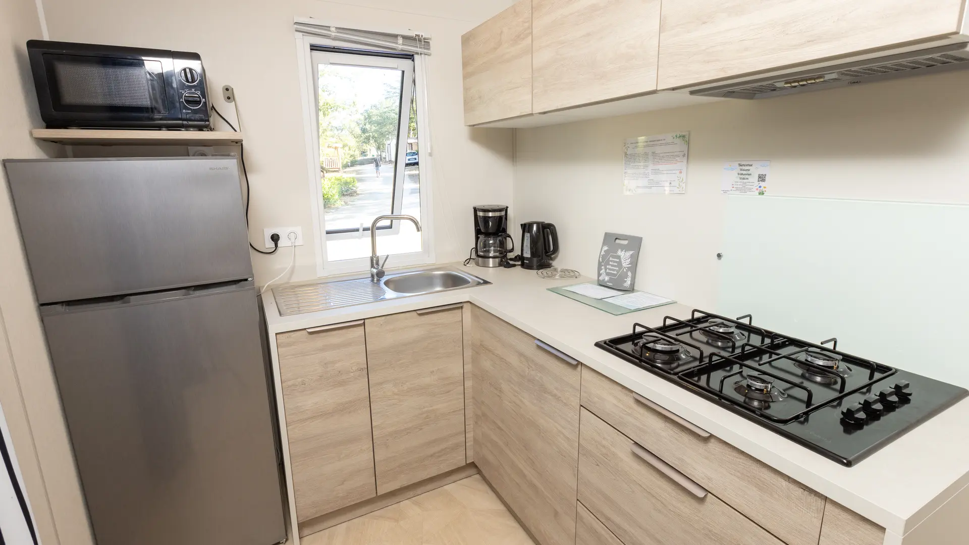 Mobile home Confort 2ch 4p cuisine