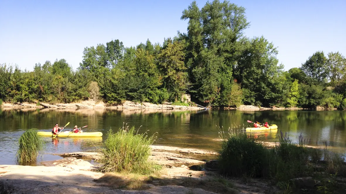 Camping Le Clos Bouyssac, kanufahren, canoë, caneing