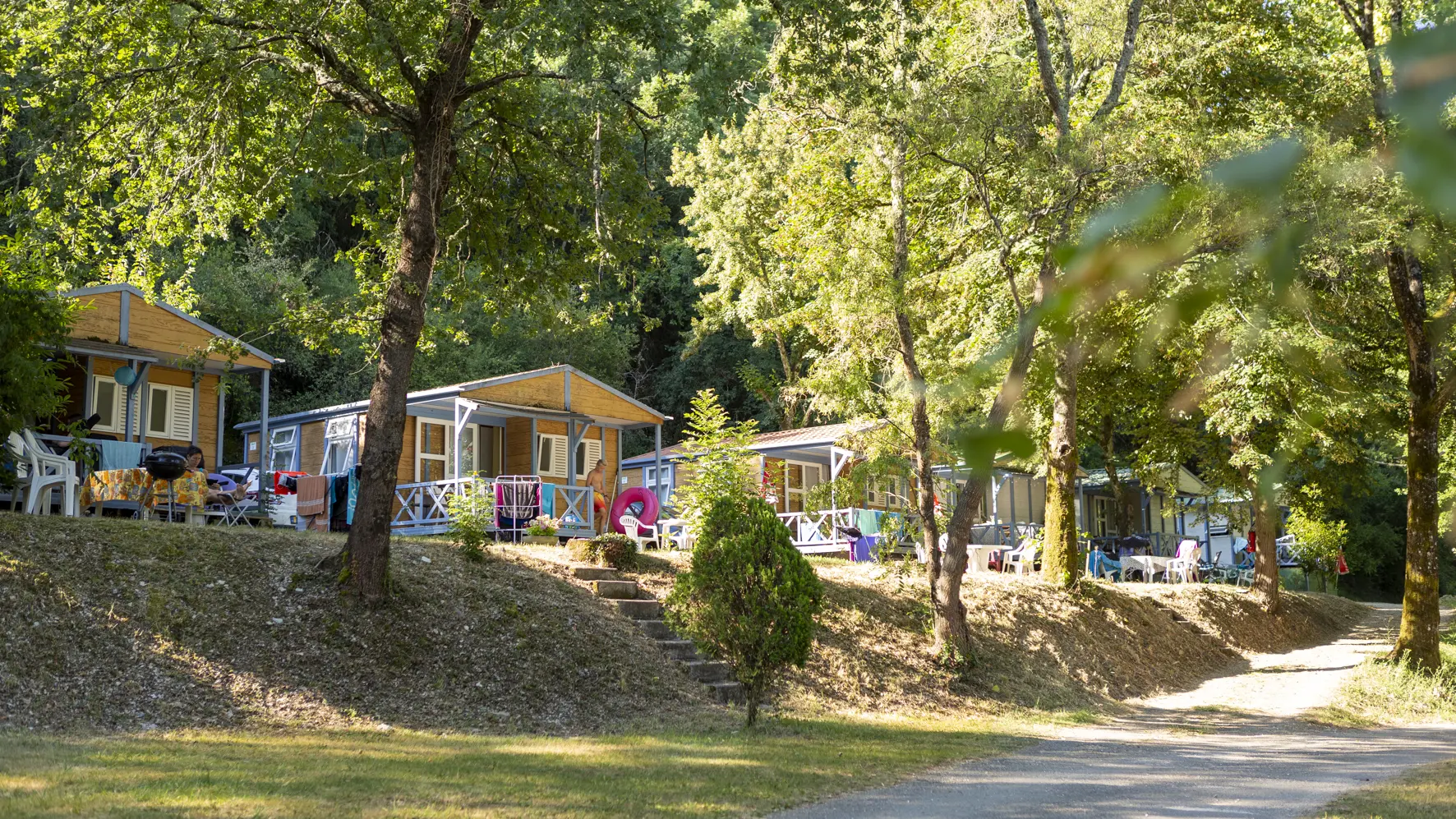 Camping Le Clos Bouyssac, rivière, Dordogne, Lot,