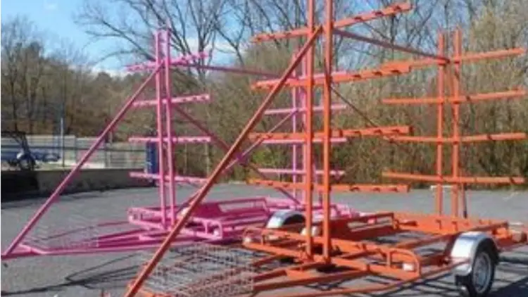 Remorque porte canoës