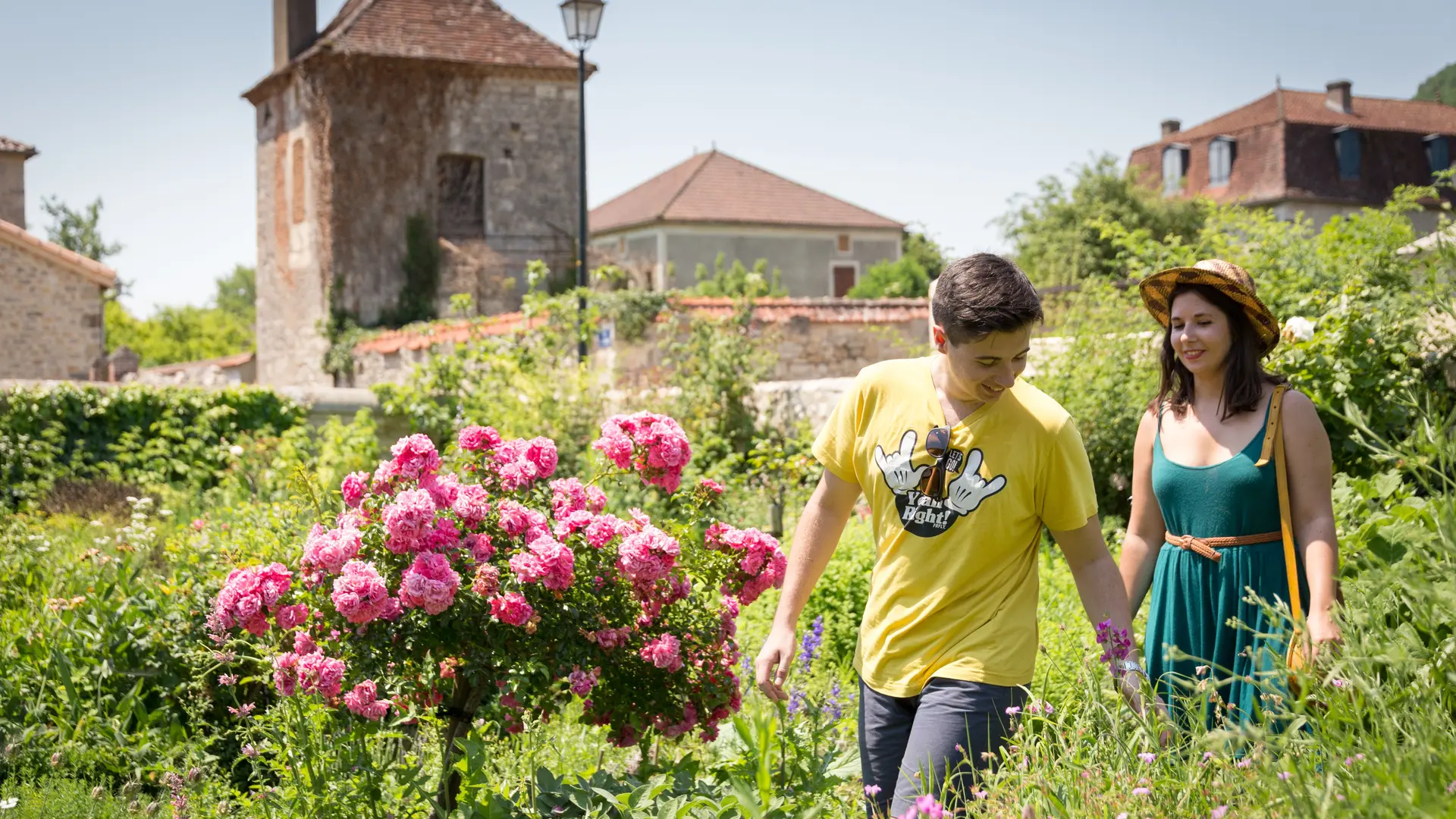 Jardin des sens à Castelfranc