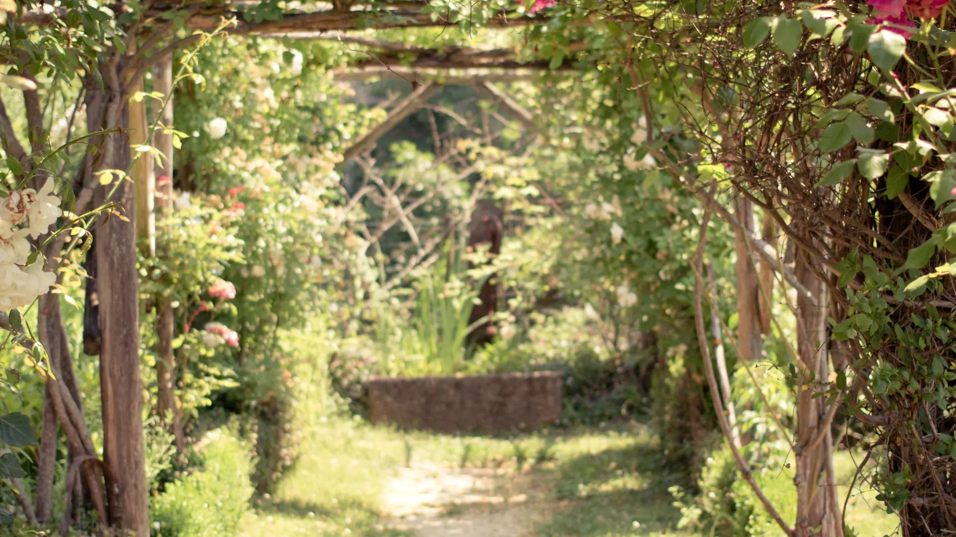 Jardin des sens à Castelfranc