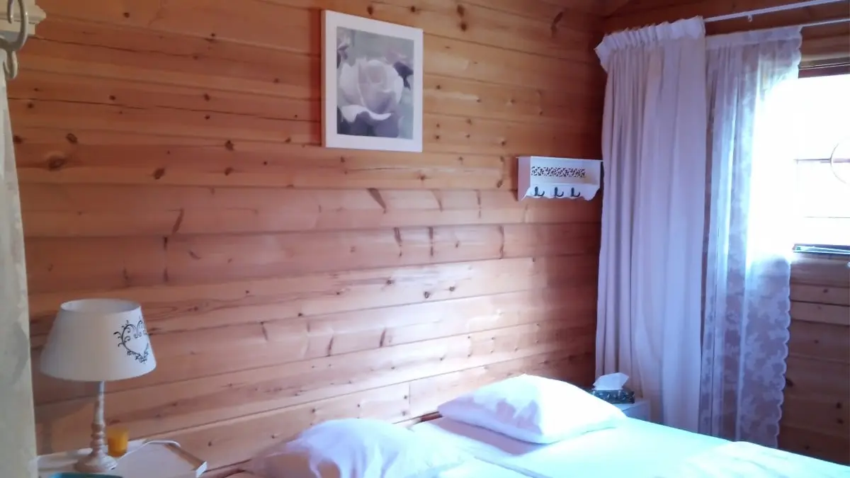 Chalet au calme chambre