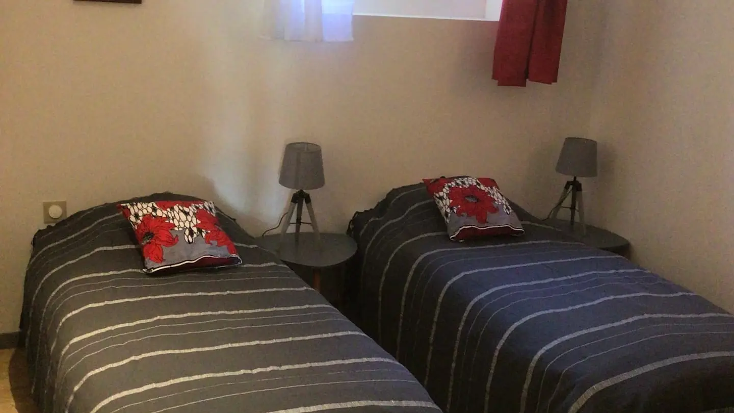 Chambre 1, configuration 2 lits jumeaux