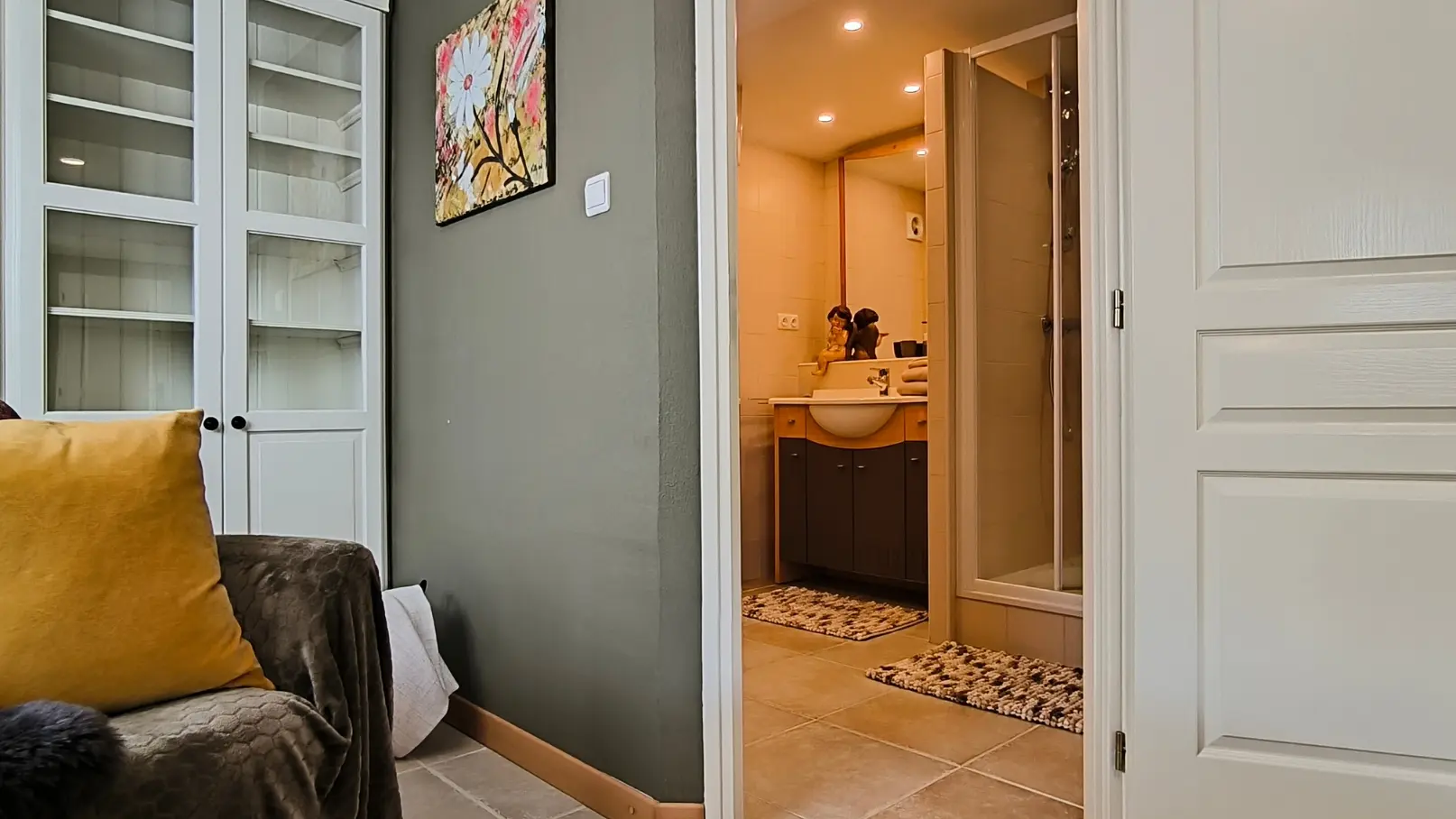 Chambre d’hote Le Paresseux - Chambre + Salle de Bains