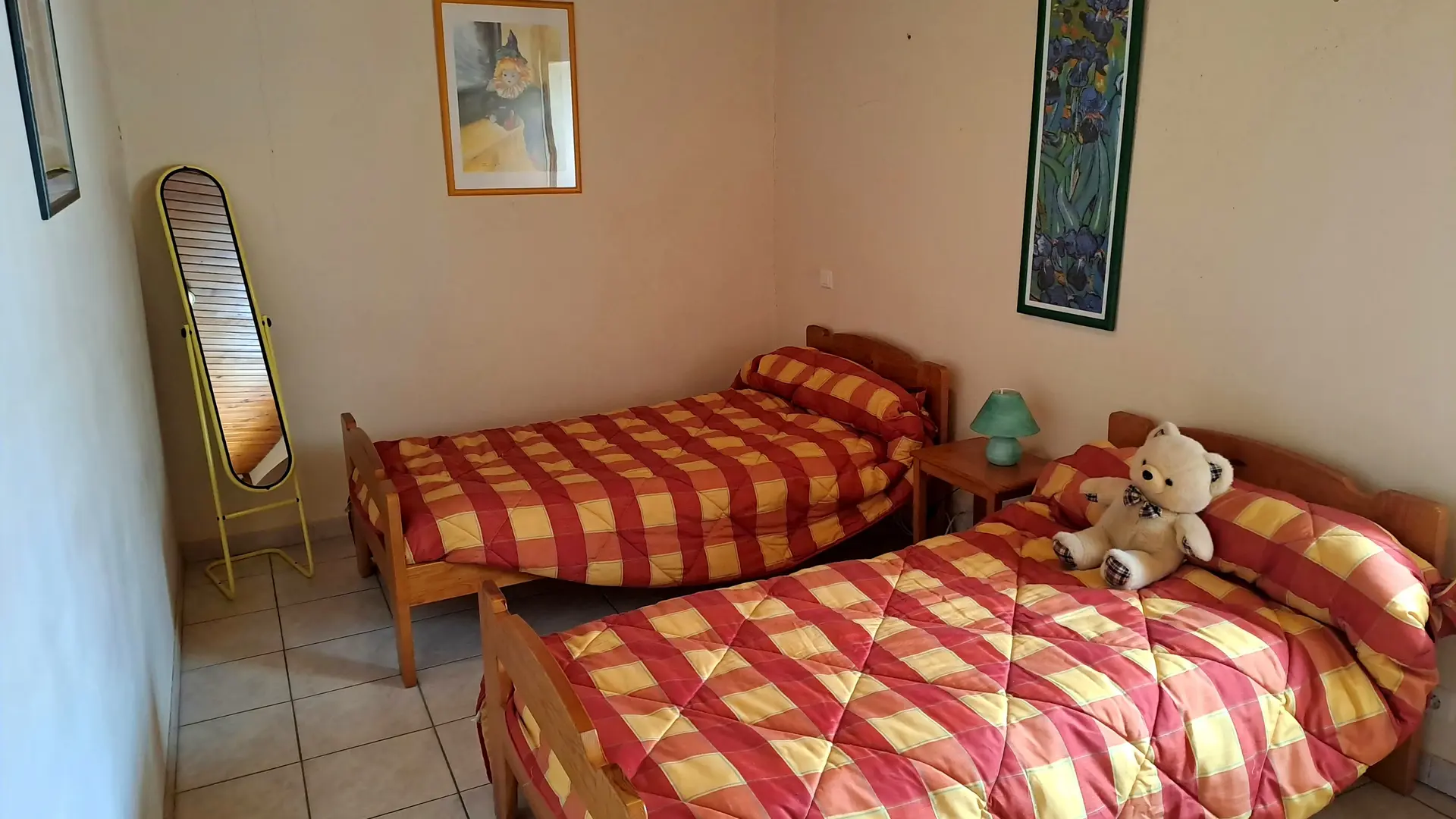 Chambre avec 2 lits jumeaux
