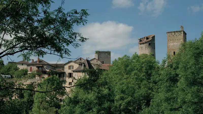 Cardaillac : Vue du Village de Cardaillac et de son Fort