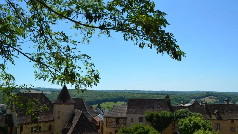 Cite Medievale de Gourdon - Vue sur la cite