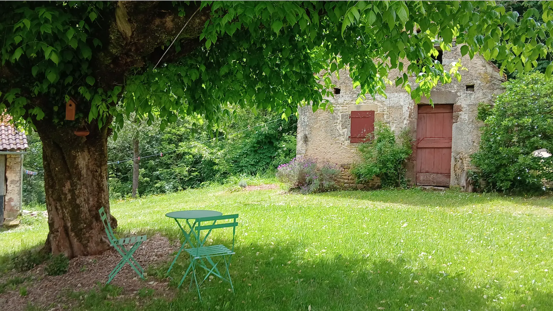 Cour, four à pain, érable