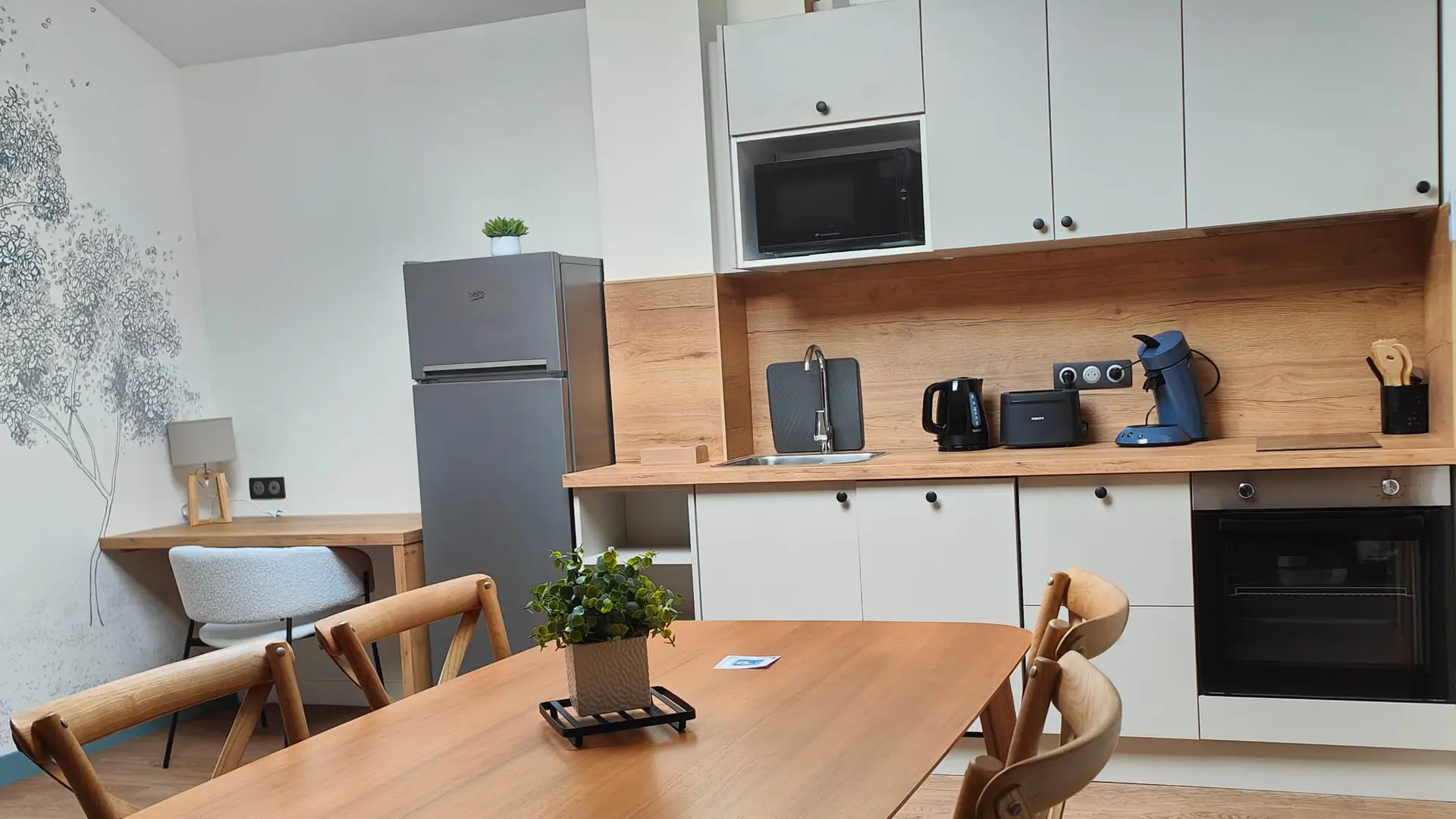 Cuisine Appart'thotel la brume