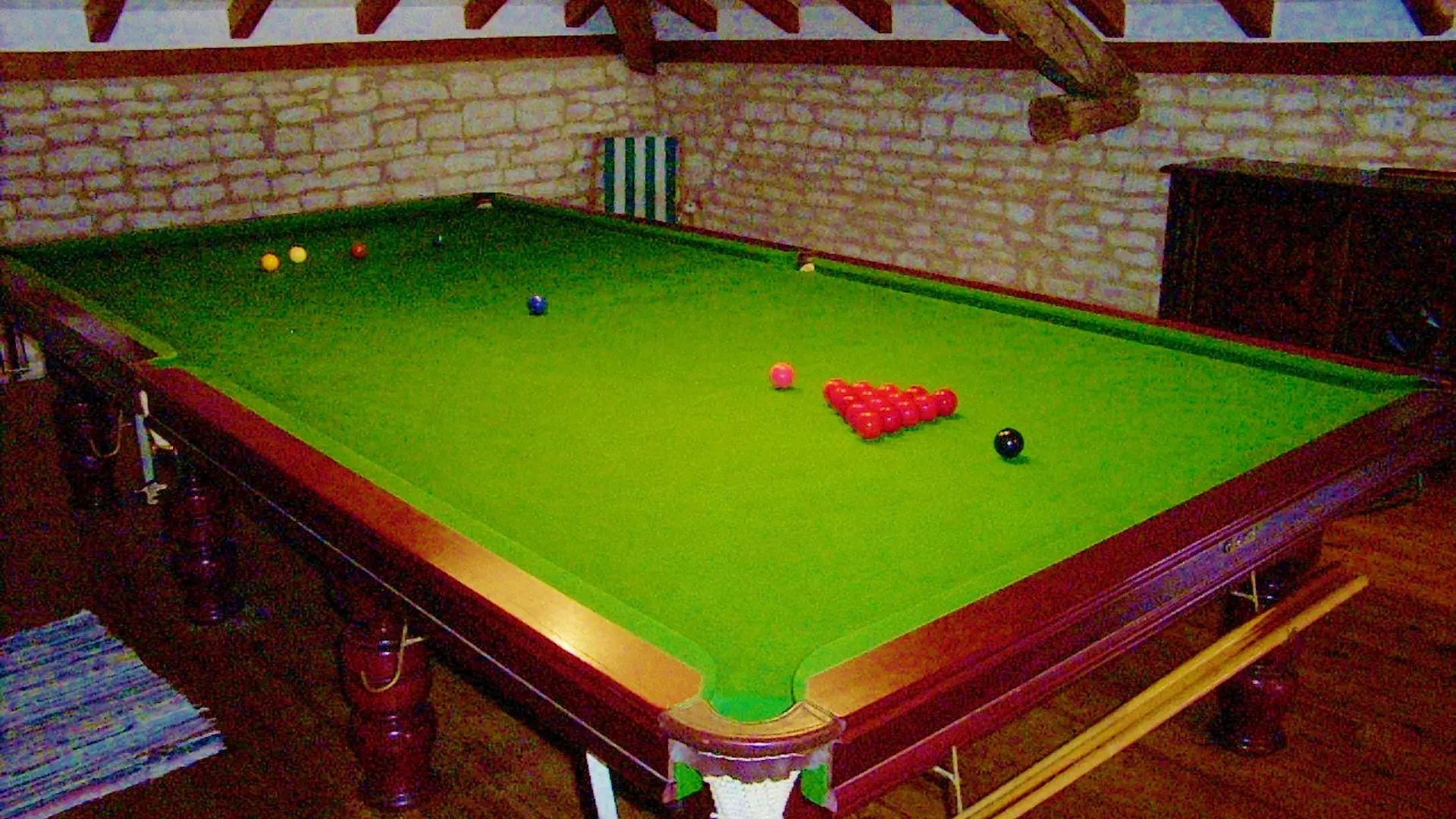 billiard 4mx2m anglais