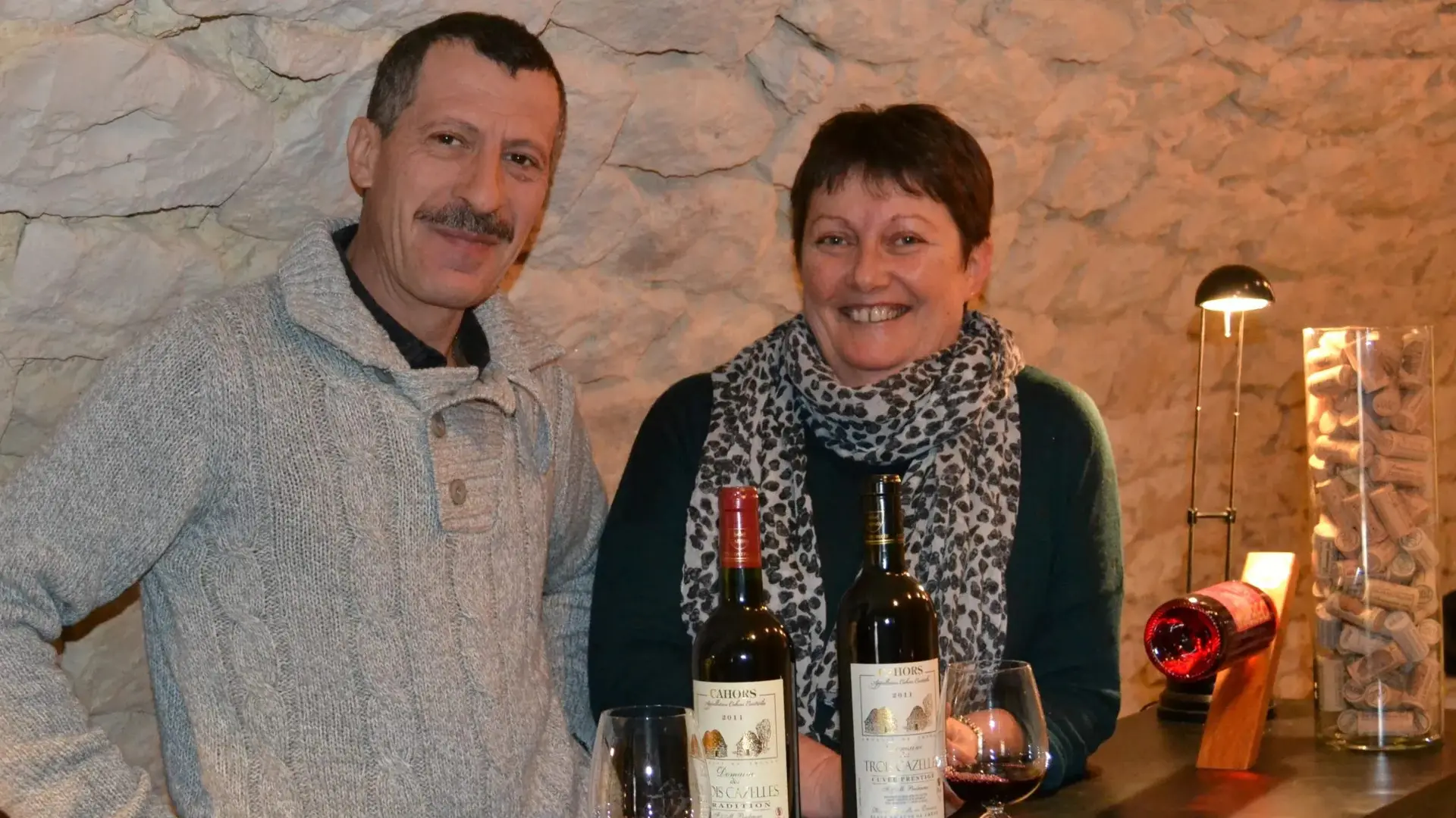 Francis et Martine Pouderoux - Domaine des Trois Cazelles