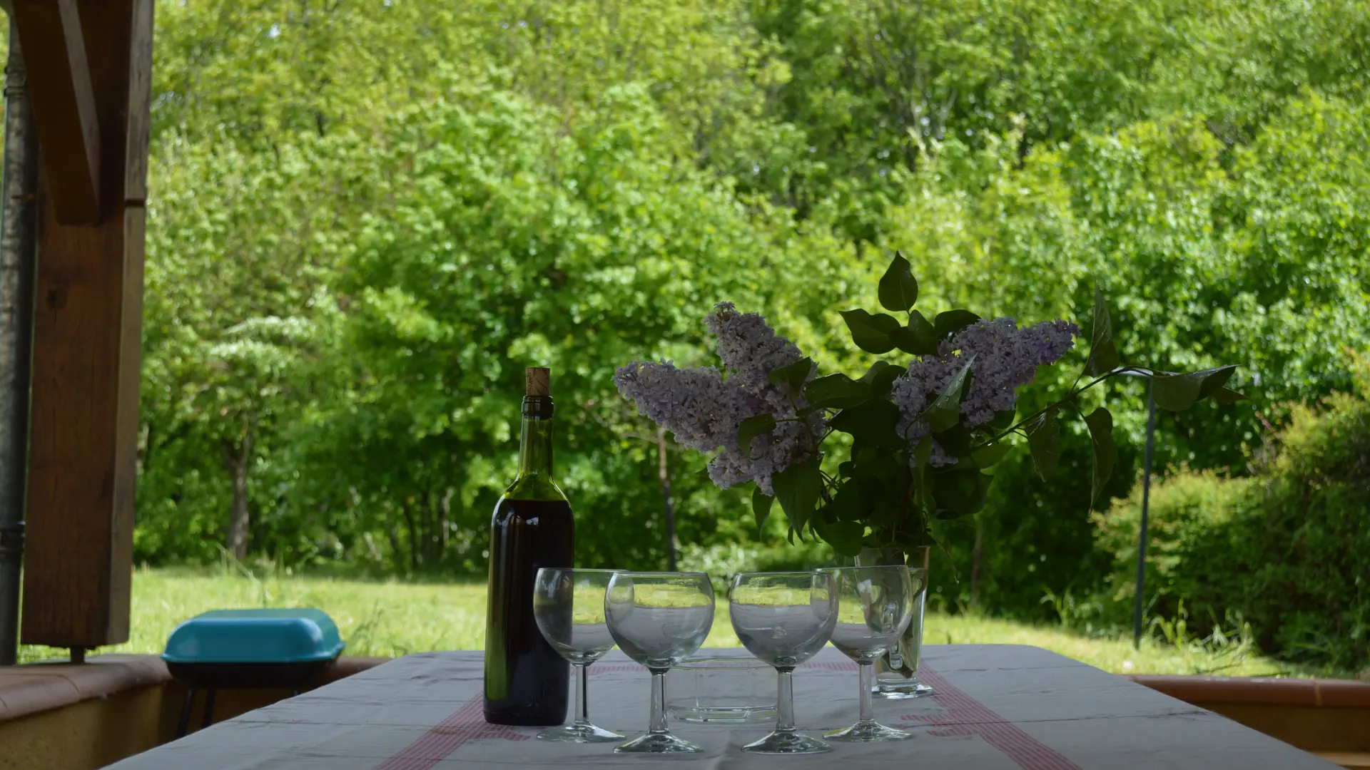 Terrasse couverte