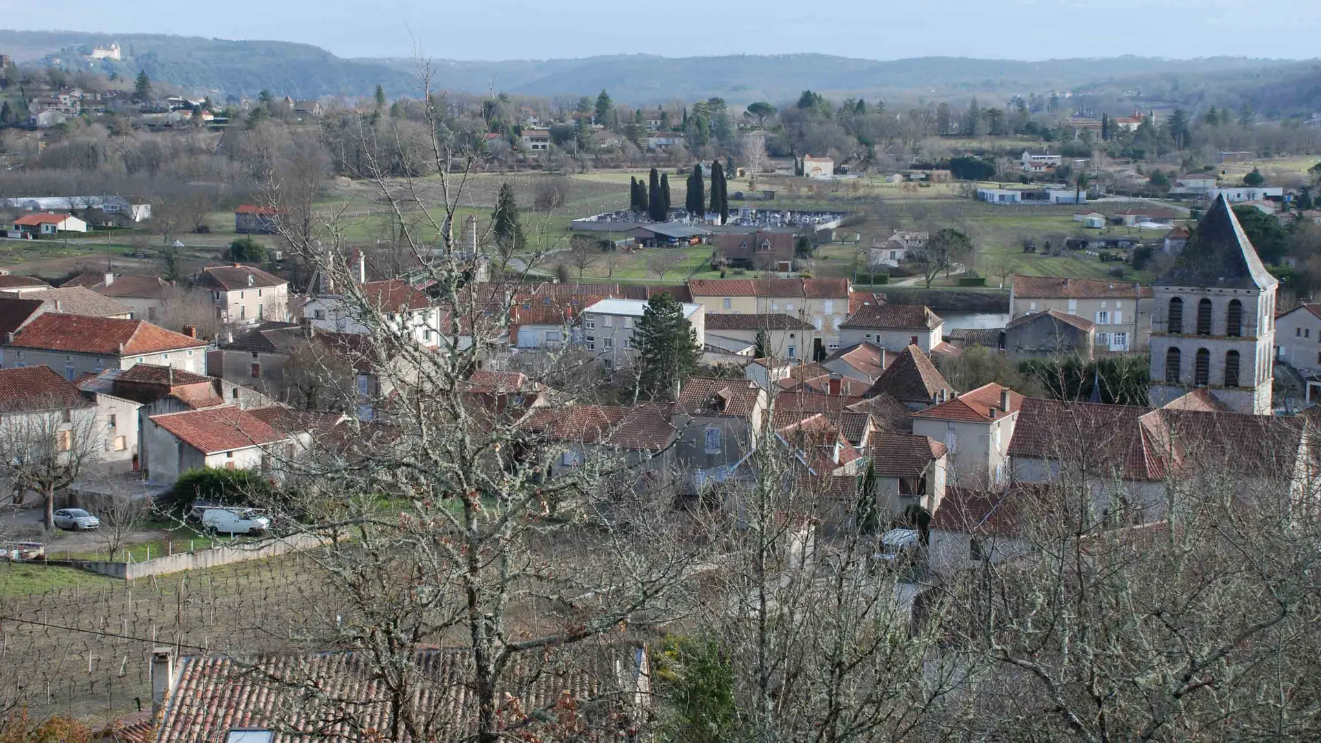 Vue sur la vallée