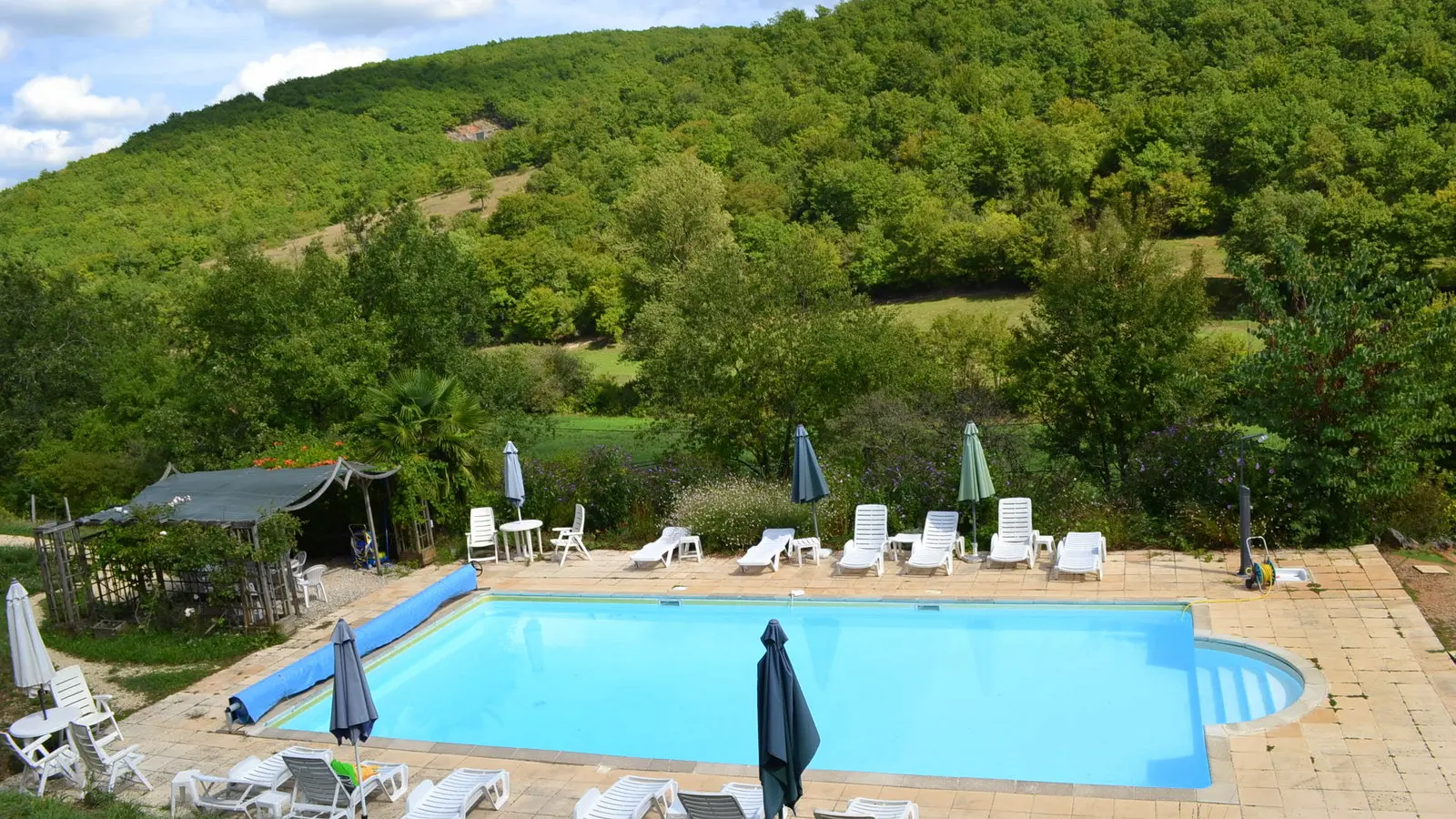 La piscine du Manoir à Souillac