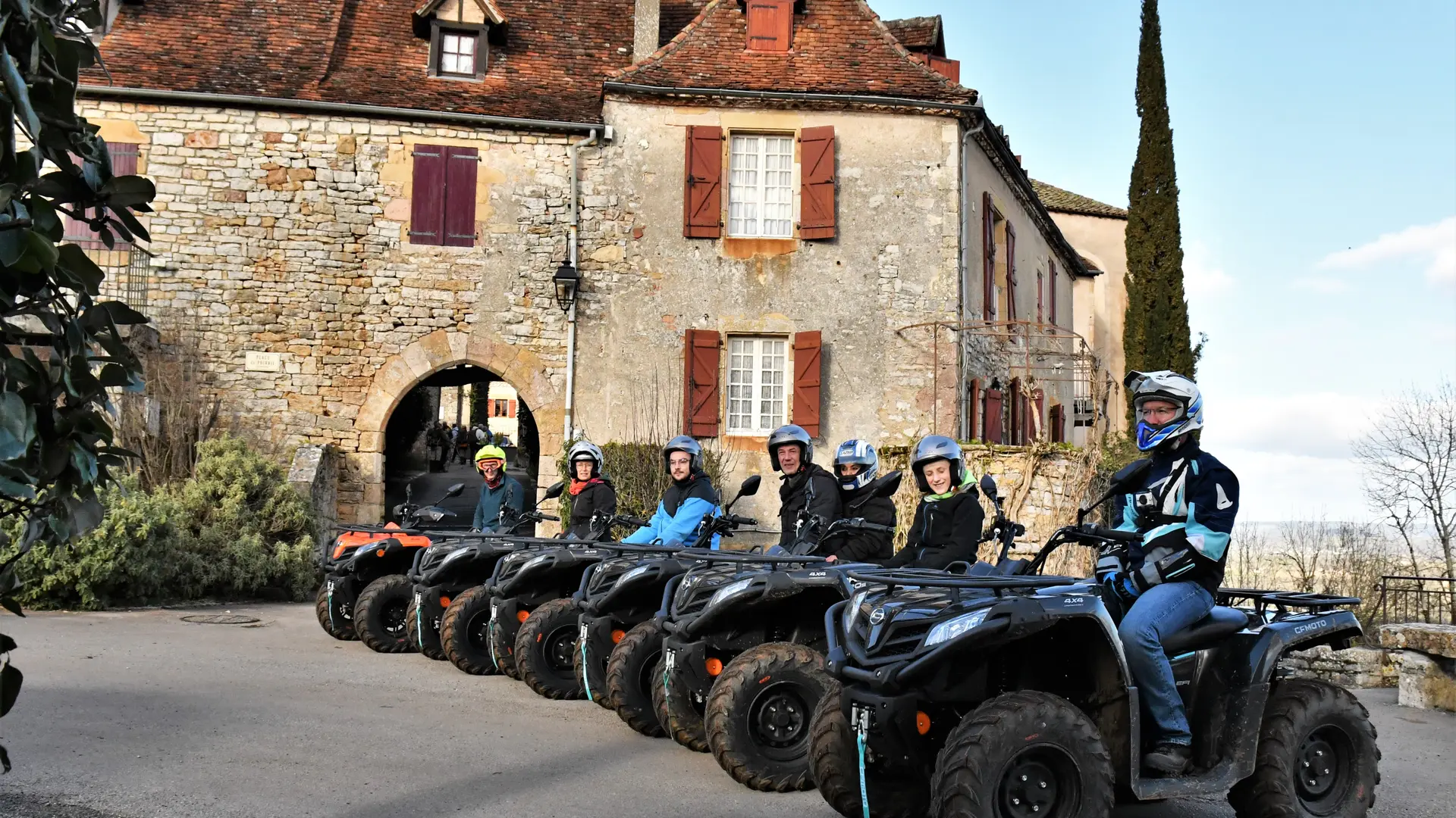 Rnandonnée en quad à Loubressac Lot 46