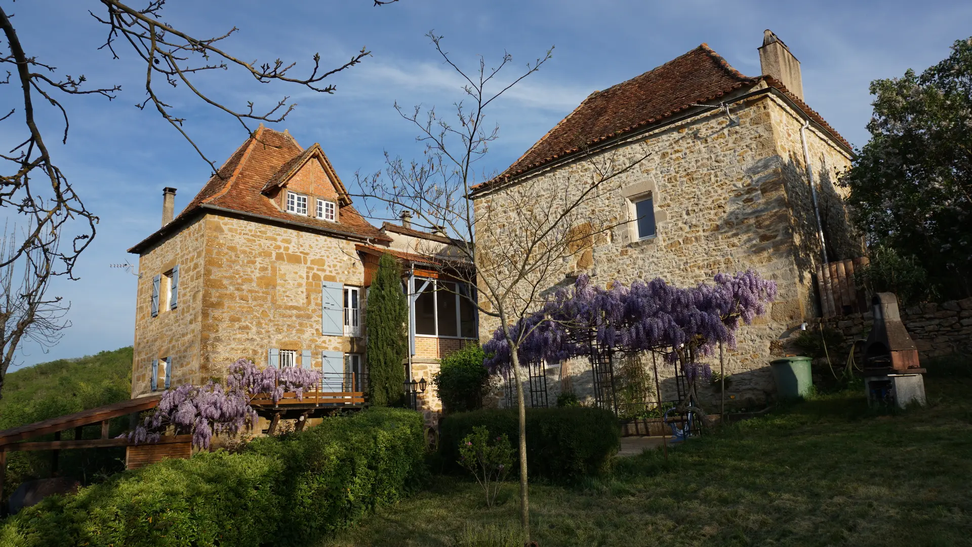 Vue sur maisons