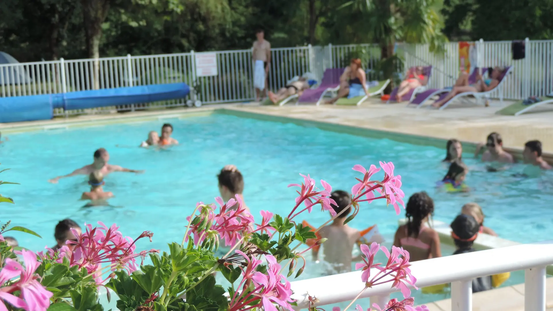 La piscine chauffée.