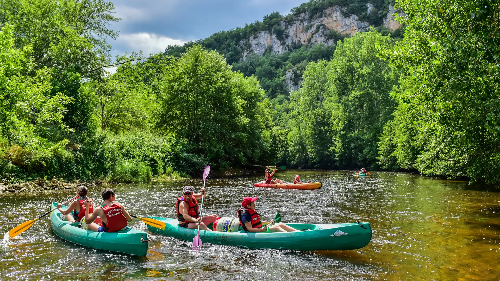 Descente canoë sur le Célé_12 © Lot Tourisme - C. ORY