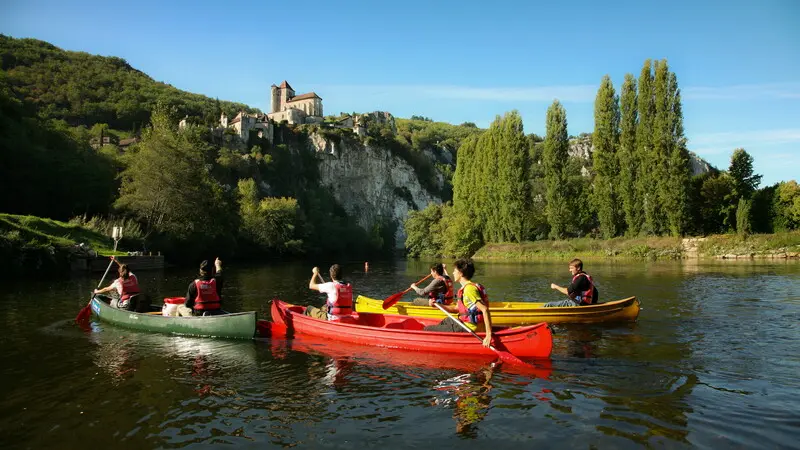 Déscente en canoë sur le Lot